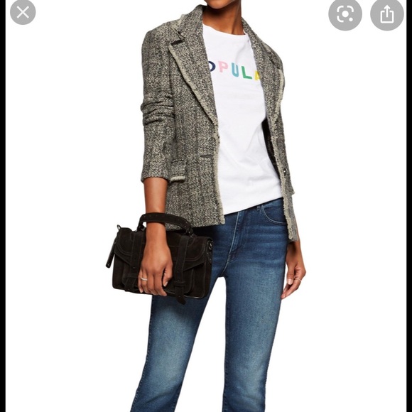 Isabel Marant Etoile Wool blend tweed blazer - Picture 4 of 13